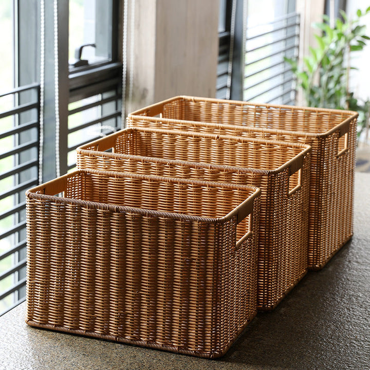 Rectangular Woven Storage Bin Kalsten