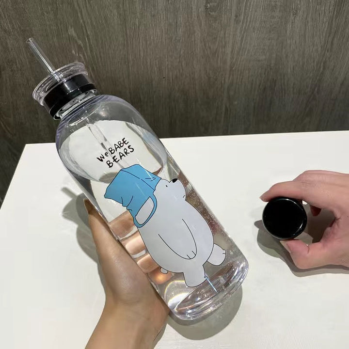 Women's creative drinking bottle with playful panda design Kalsten
