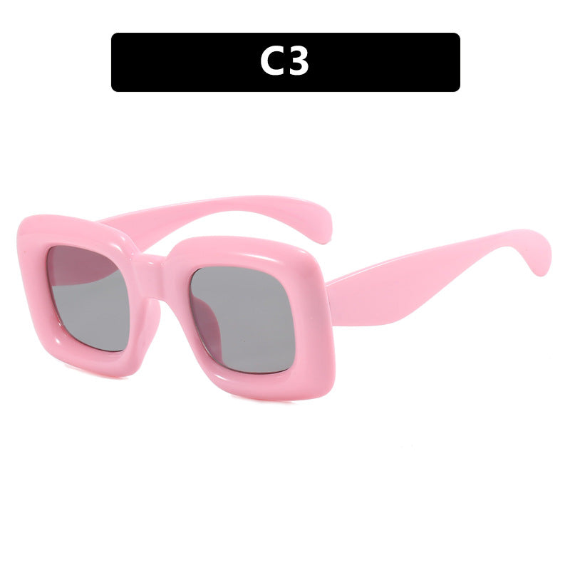 Women stylish square sunglasses with wide frame Kalsten