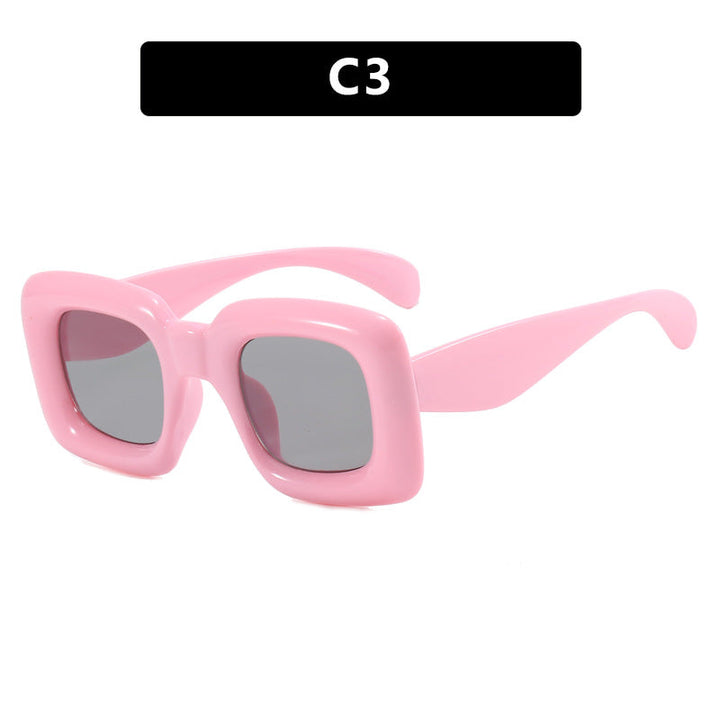 Women stylish square sunglasses with wide frame Kalsten