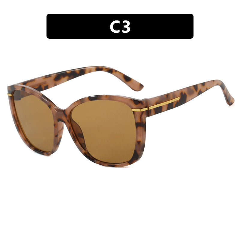 Women's oversized sunglasses with elegant plastic frame and protective UV filter Kalsten