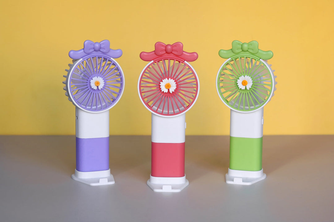 Unisex handheld fan with colorful design and adjustable tilt Kalsten