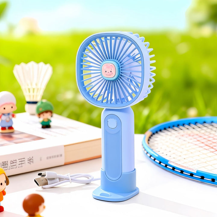 Women's Portable Handheld Fan with Ergonomic Design and USB Connection Kalsten