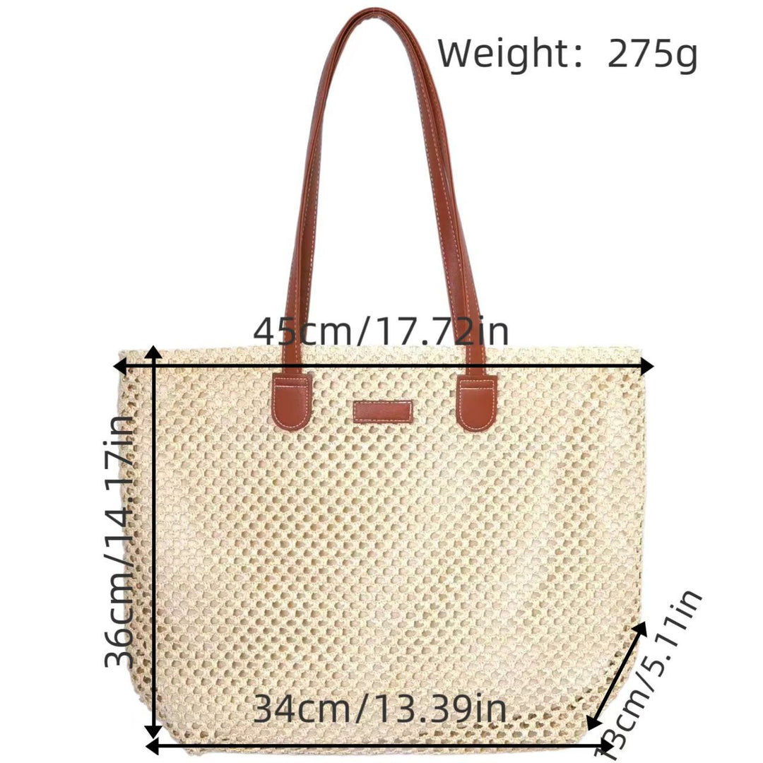 Designer Stroh Shopping Bag Kalsten