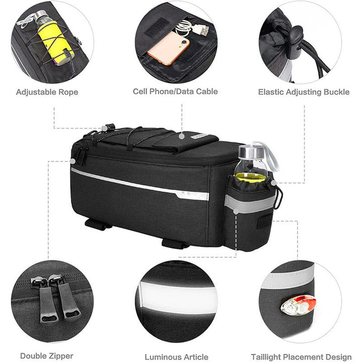 Bike backpack with insulated cooler bag and additional storage Kalsten