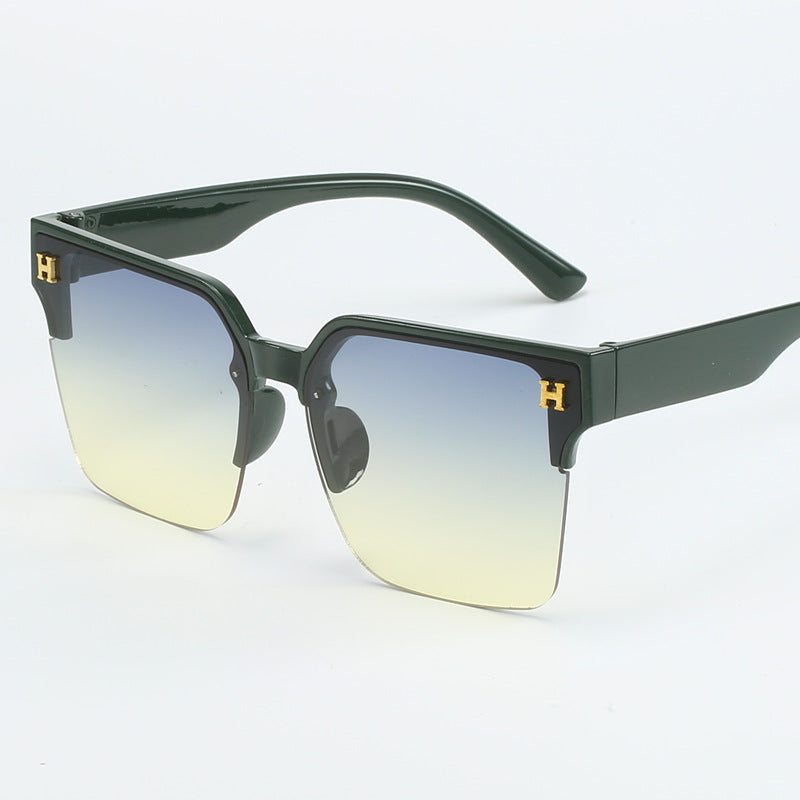 Women square sunglasses with elegant metal frame Kalsten