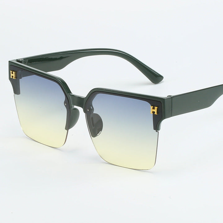 Women square sunglasses with elegant metal frame Kalsten