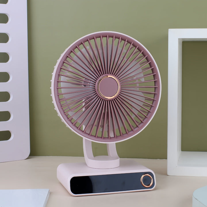 Ladies Portable Table Fan in Modern and Compact Design Kalsten