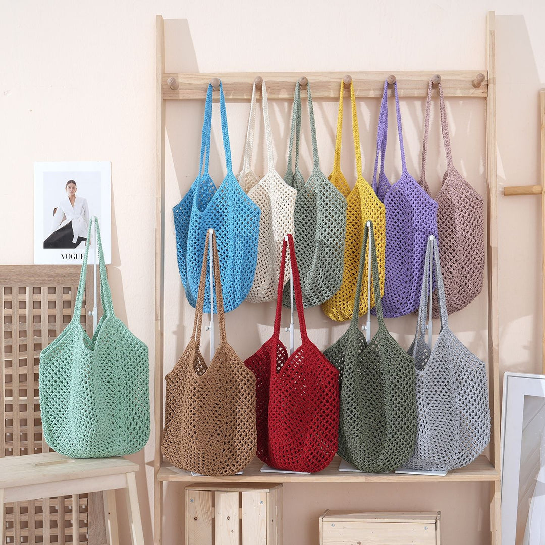 Handcrafted mesh tote bag Kalsten