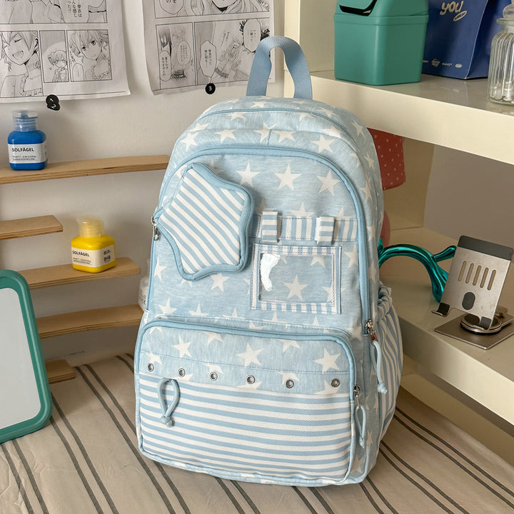 Charming Star-Embellished School Backpack
