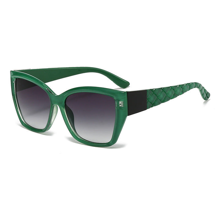 Ladies Oversized Cat-Eye Sunglasses with Stylish Accents Kalsten