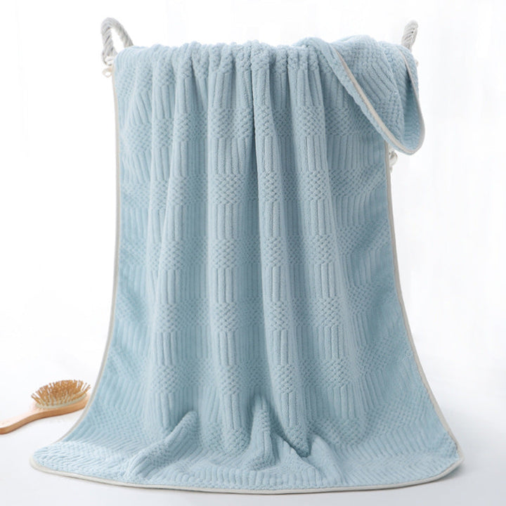 Terry Bath Wrap Blanket with Durable Handles Kalsten