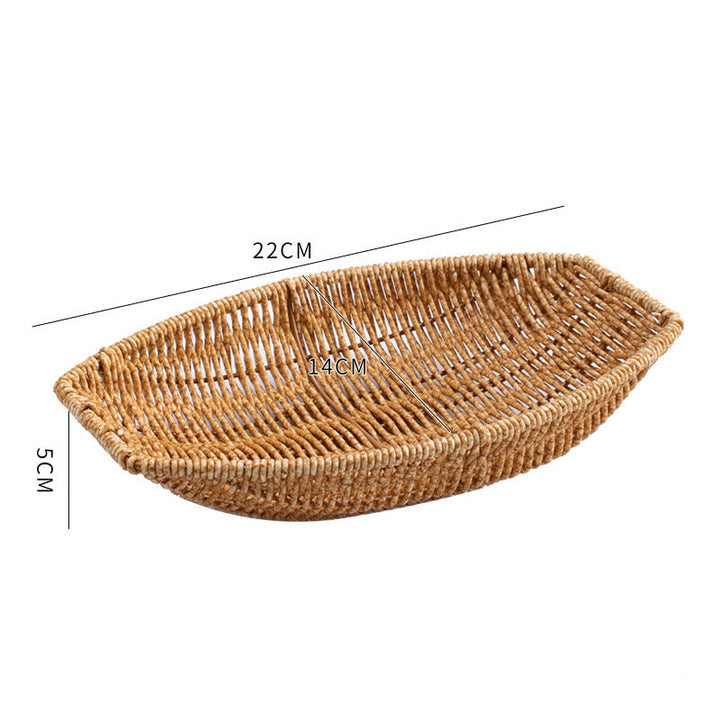Decorative Handwoven Serving Tray Kalsten