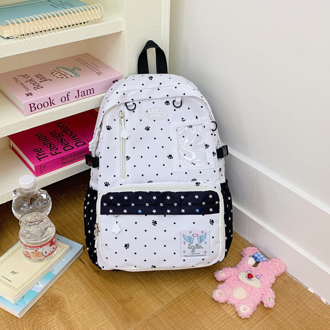 Cute Animal-Print Multi-Functional School Backpack