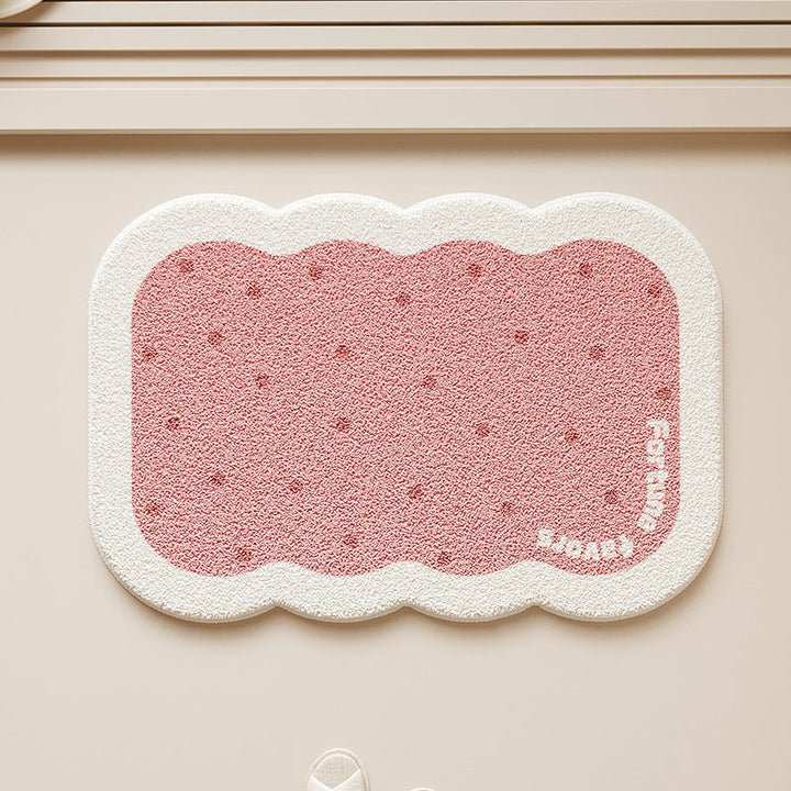 Soft Textured Decorative Bathroom Mat Kalsten
