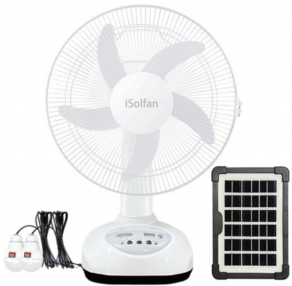 Women's Solar Powered Stand Fan with Smart Control System Kalsten