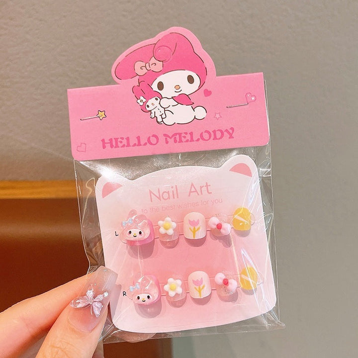 Artificial nails with sweet character design Kalsten