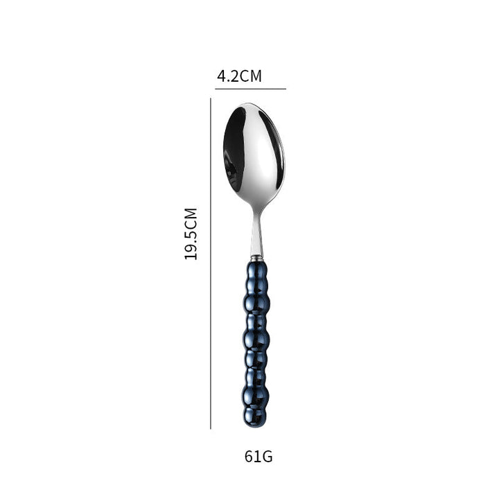 Elegant finger food fork with non-slip handle Kalsten