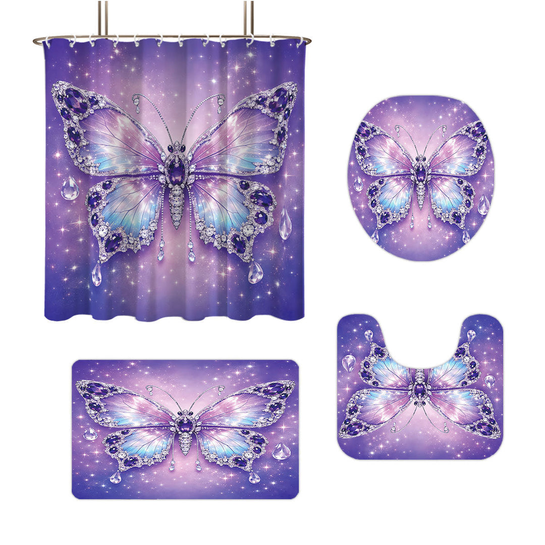 Bunny-Themed Digital Bathroom Decor Set Kalsten