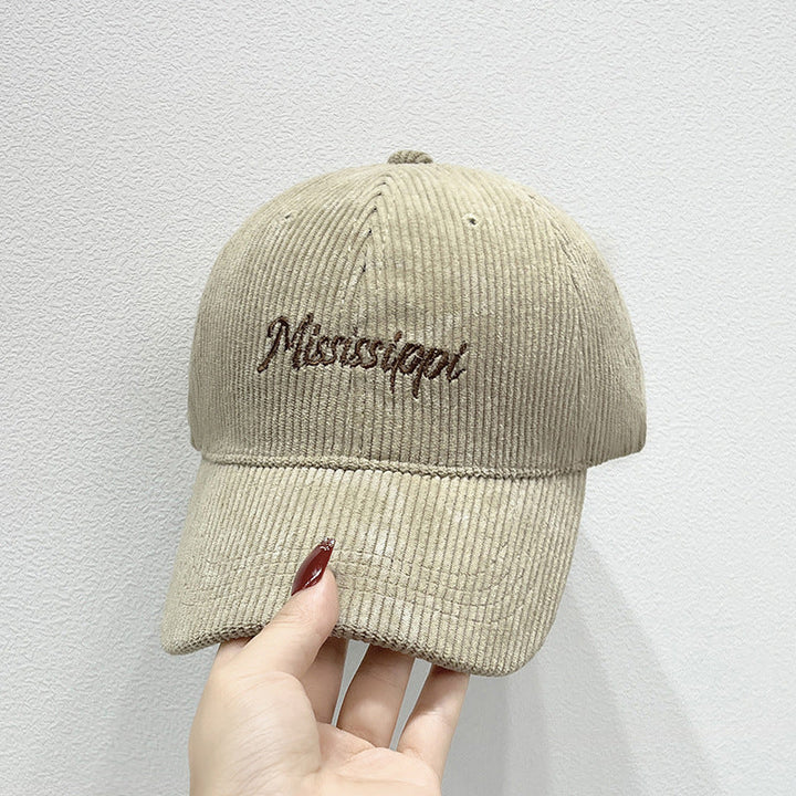 Women's Corduroy Visor Cap Kalsten