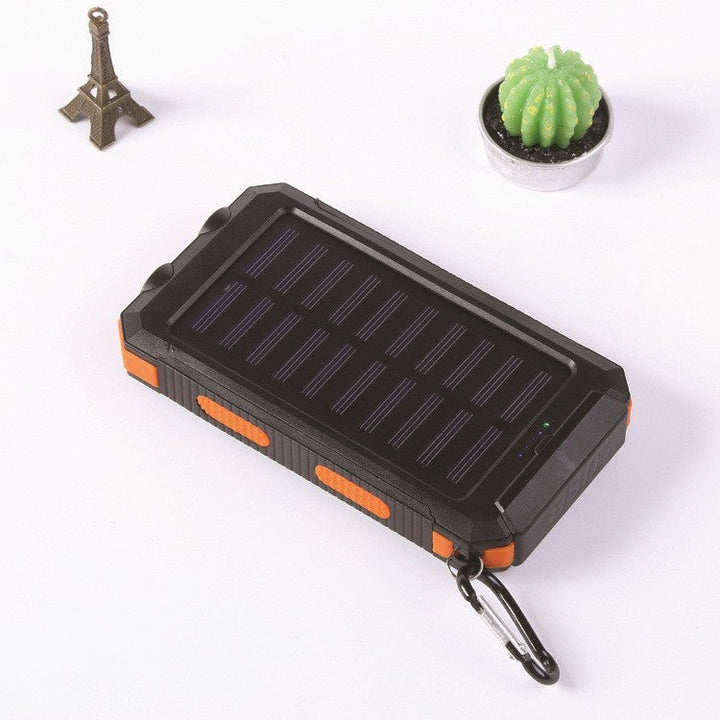 Solar charger with integrated compass and LED flashlight Kalsten