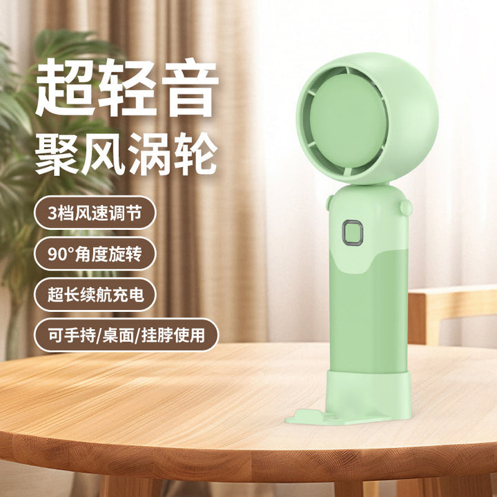 Ladies portable mini-handheld fan with multiple adjustable tilt angles Kalsten