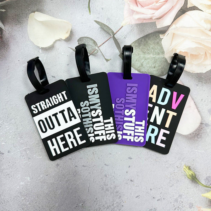 Adventure-Themed Luggage Tag Kalsten