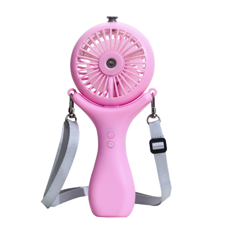 Women's Portable Mini Fan with Spray Function and Flexible Mounting System Kalsten