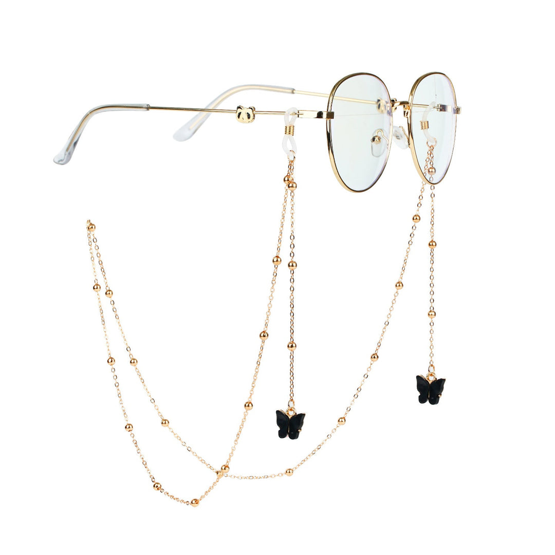 Fashionable sunglasses chains with butterfly pendants Kalsten