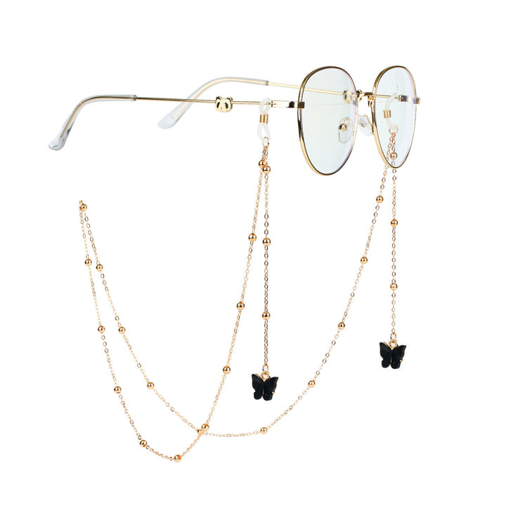 Fashionable sunglasses chains with butterfly pendants Kalsten