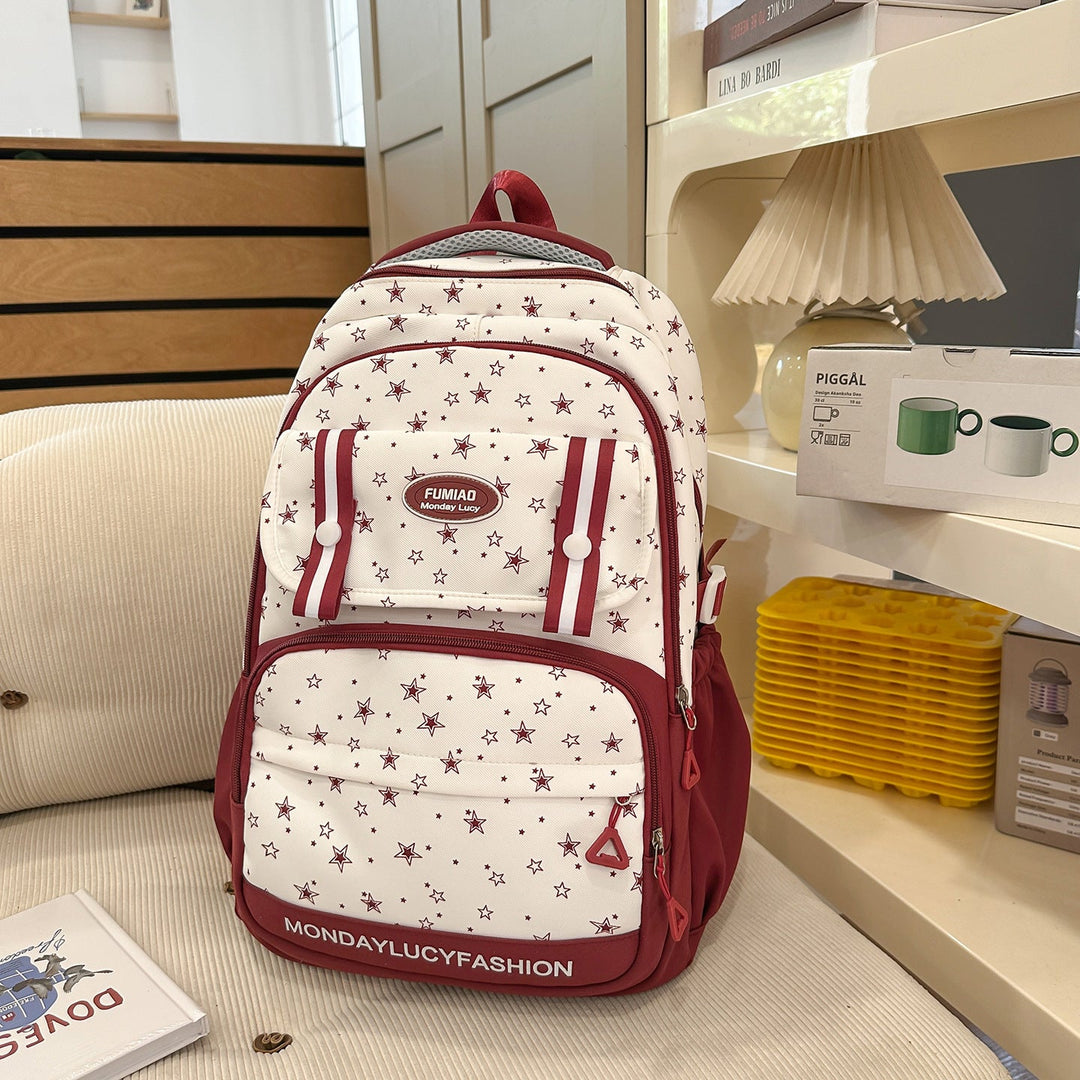 Star Patterned Multi-Functional Backpack Kalsten