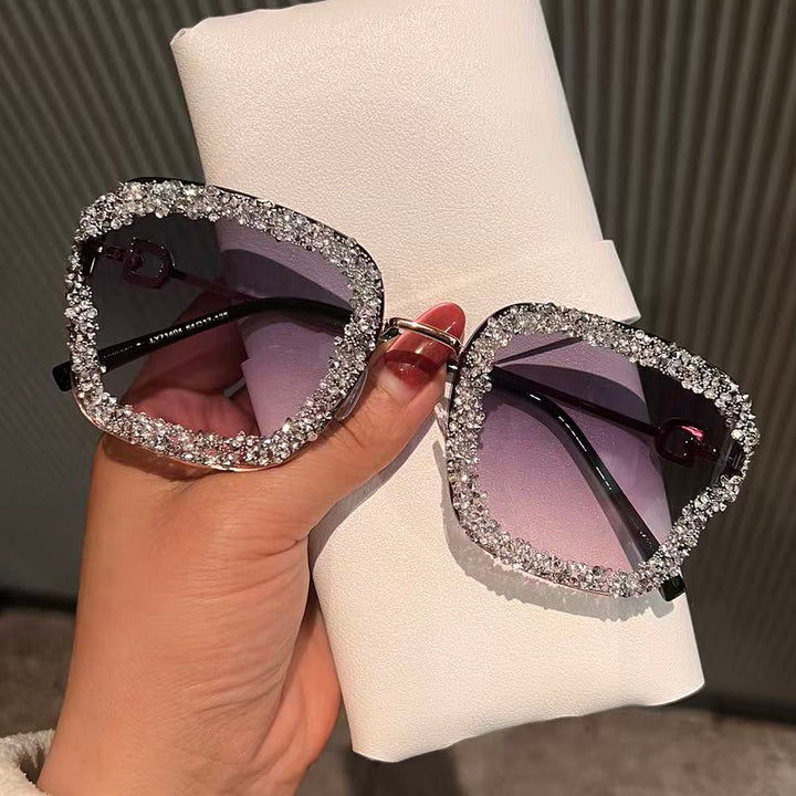 Women’s glamorous sunglasses with sparkling rhinestone embellishment Kalsten