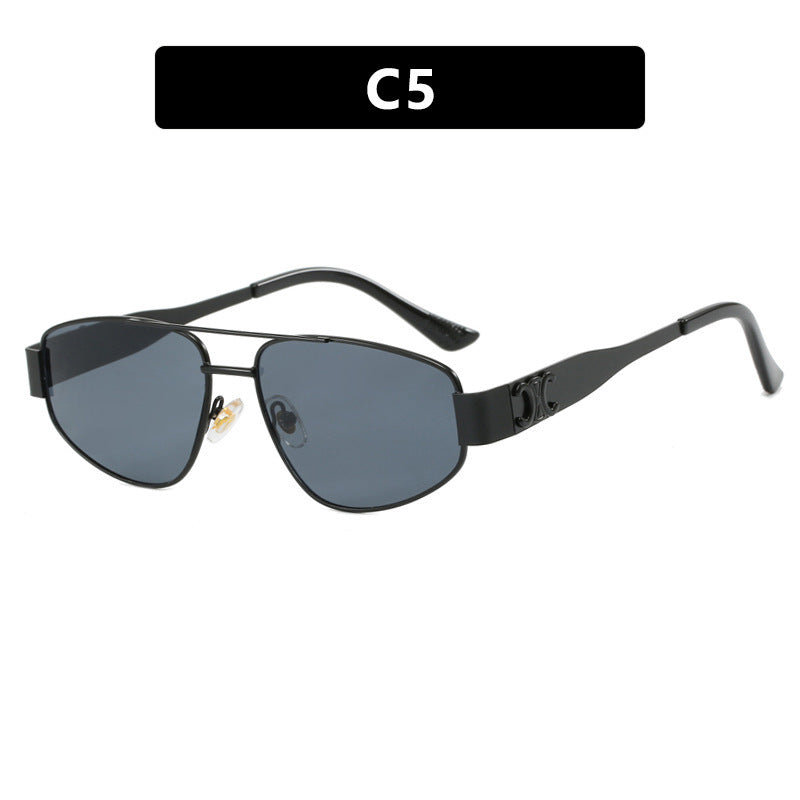 Ladies sporty sunglasses with polarized lenses and elegant metal frame Kalsten