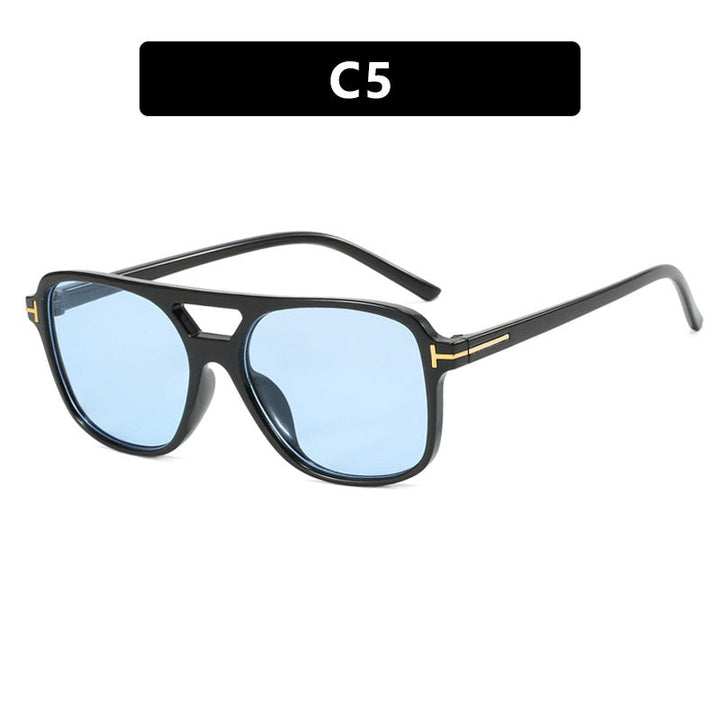 Women trendy square sunglasses with detailed frame Kalsten