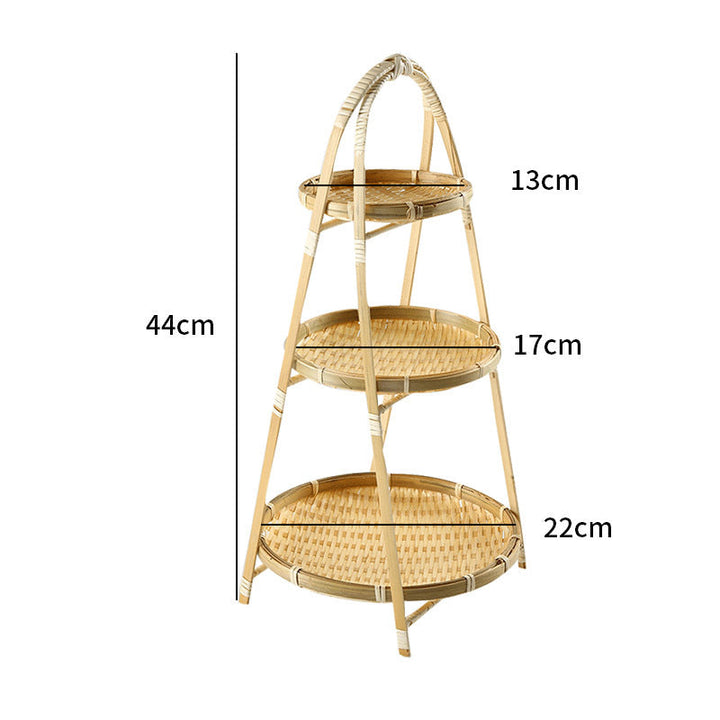 Tiered Woven Serving Stand Kalsten