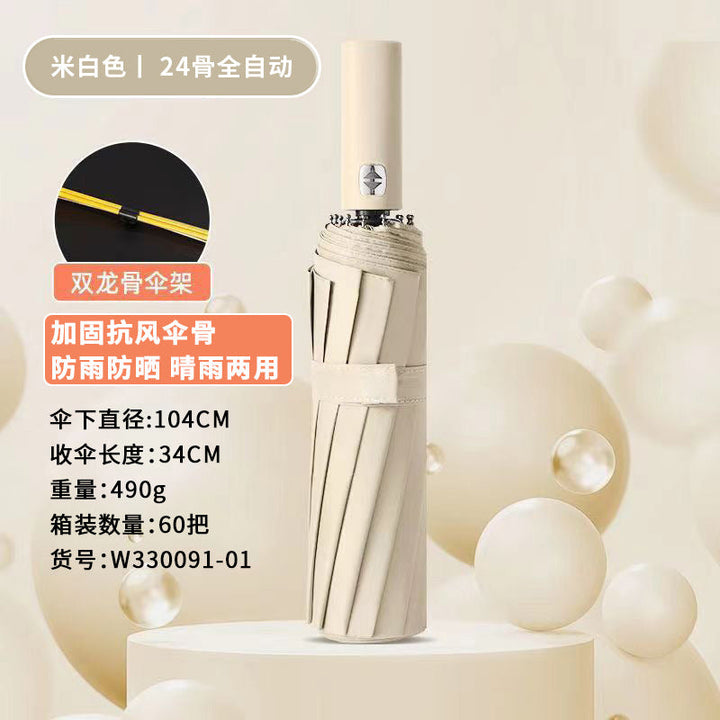 Ladies automatic and wind-resistant folding umbrella Kalsten