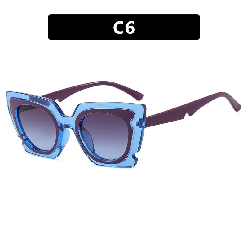 Women's oversized sunglasses with extravagant frame and UV protection Kalsten