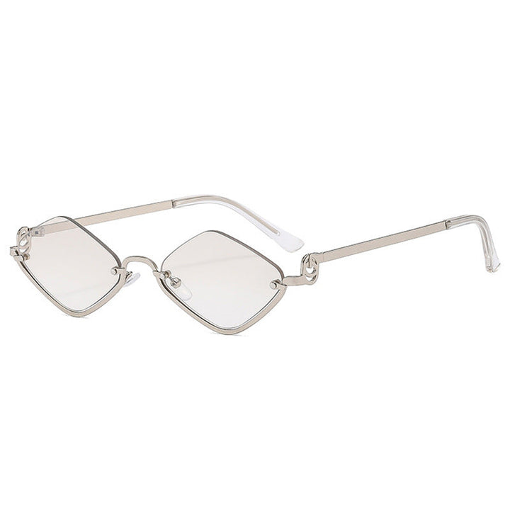 Women's trendy square sunglasses with delicate metal frame Kalsten