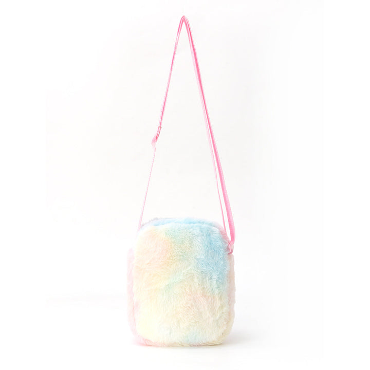 Fluffy shoulder bag with star motif Kalsten