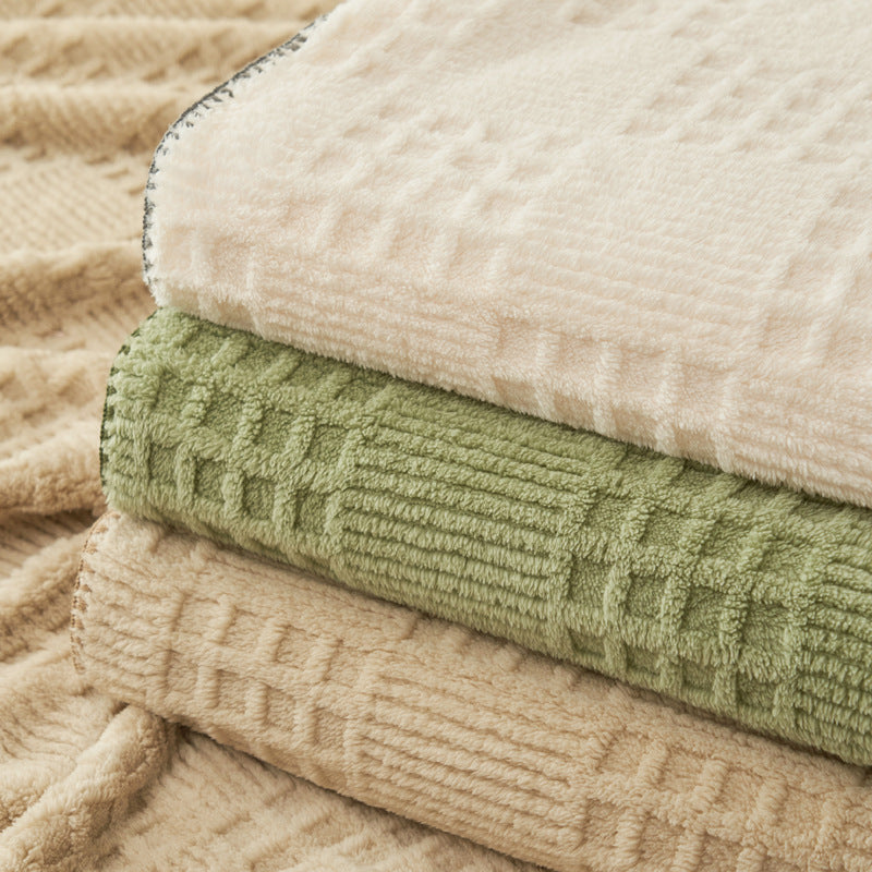 Textured Cozy Blanket Kalsten