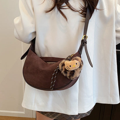 Suede Hobo Bag Acalora