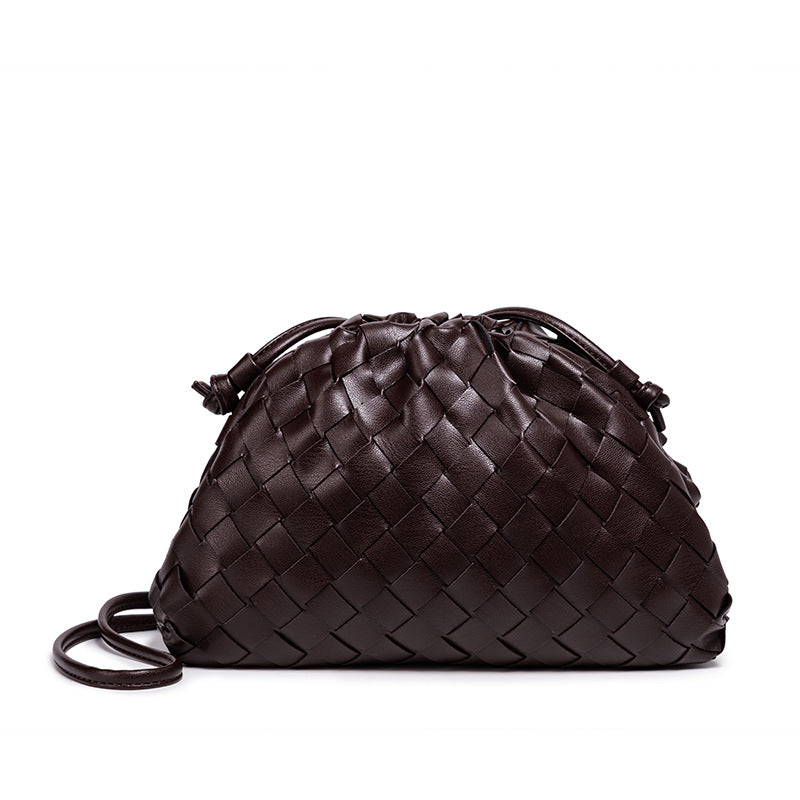 Textured Woven Handheld Clutch Acalora