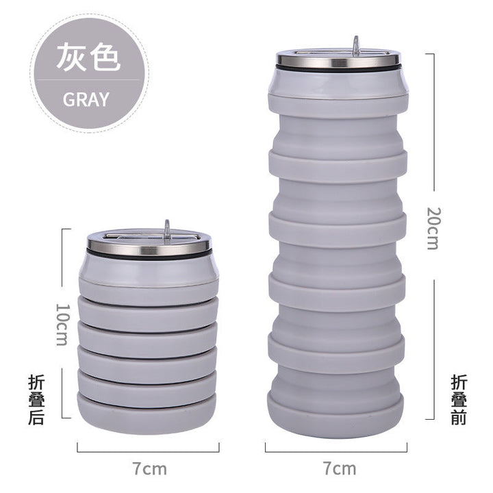 Women Multifunctional Silicone Water Bottle Kalsten
