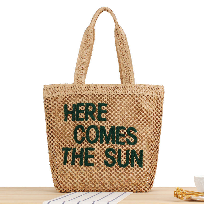 Shopping Bag Made of Natural Wicker Kalsten