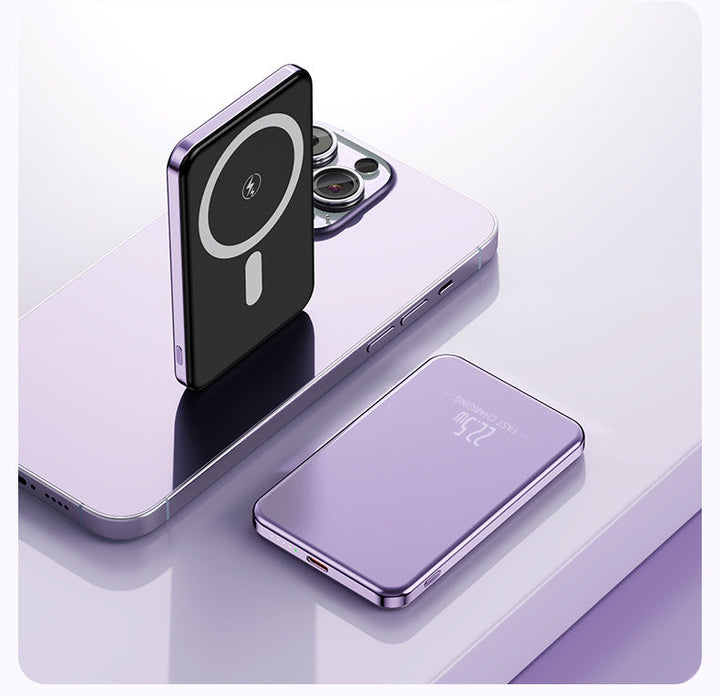 Portable induction power bank with slim design and LED display Kalsten