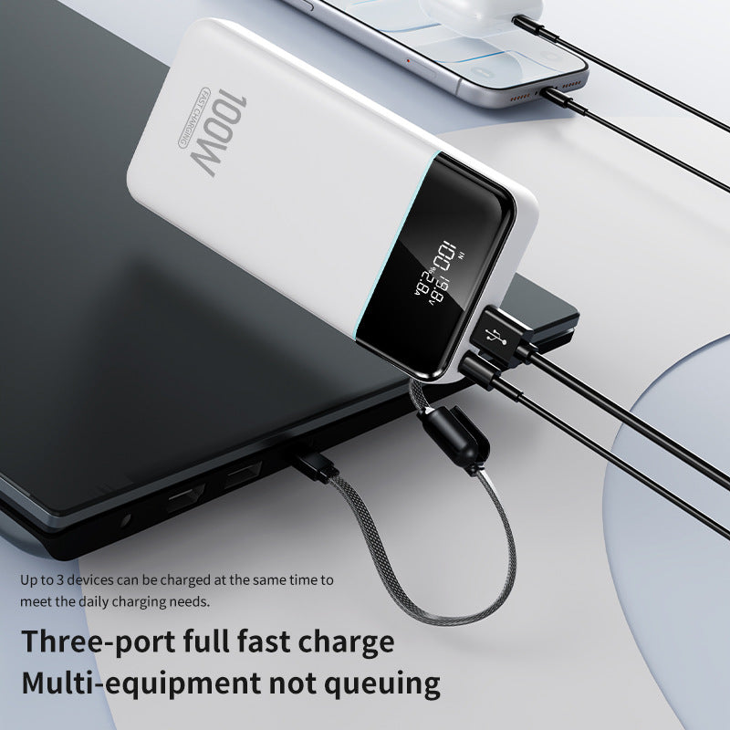 Powerful power bank with Intelligent Usb-C fast charging and digital charge level indicator Kalsten