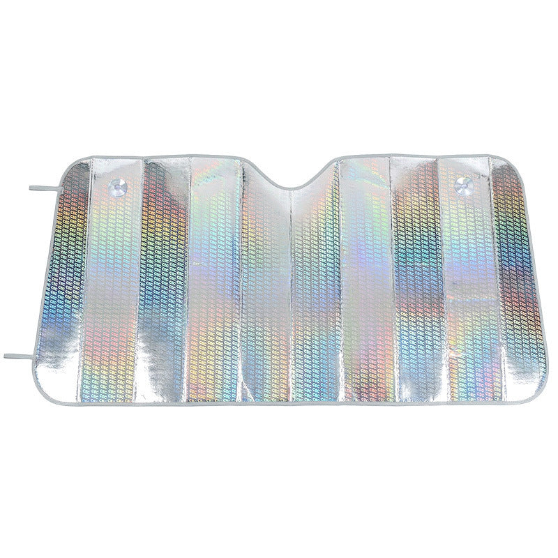 Unisex nan holographic foldable car sunshade for windshield Kalsten