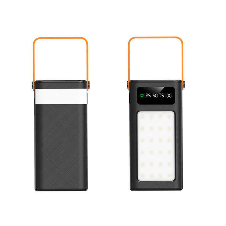 Portable LED power bank with integrated display and carrying handle Kalsten