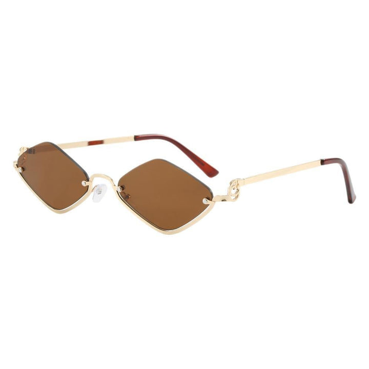 Women's fashionable square sunglasses with luxurious metal frame Kalsten