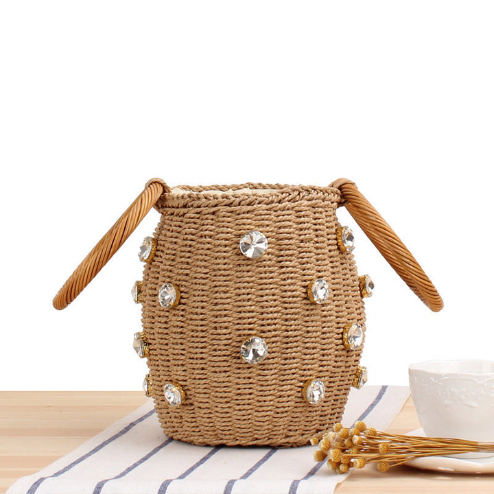 Handbag with crystal accents Kalsten